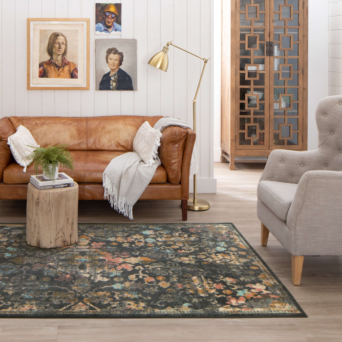 Technicolor Beckham Grey Area Rug