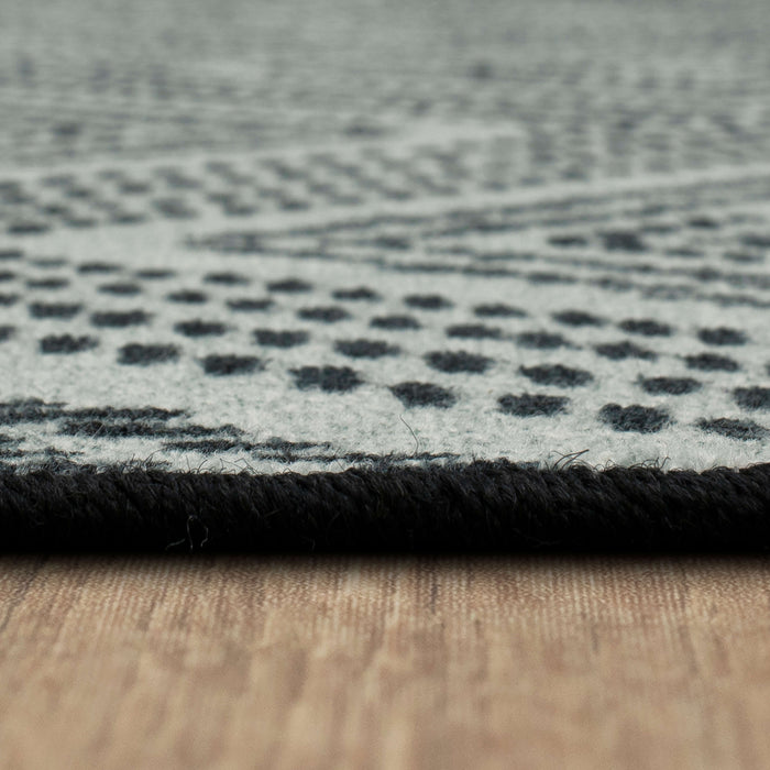 Camilla Black Area Rug
