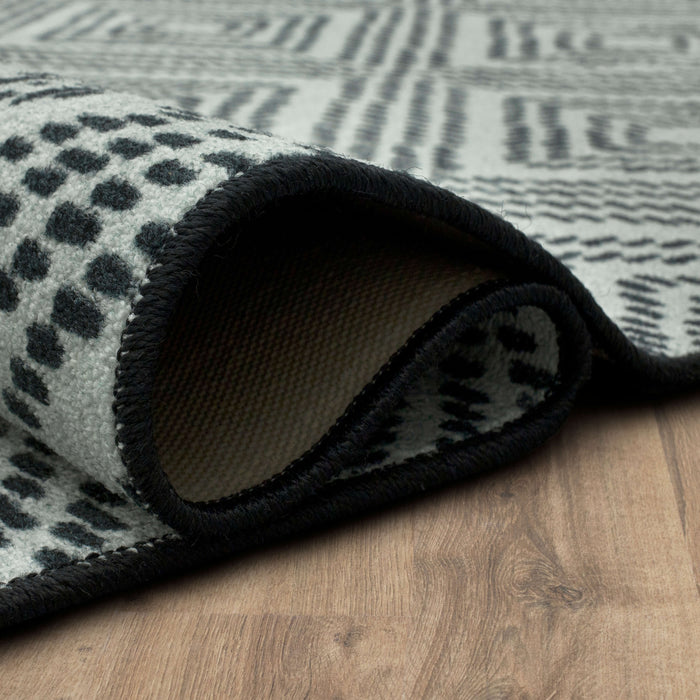 Camilla Black Area Rug