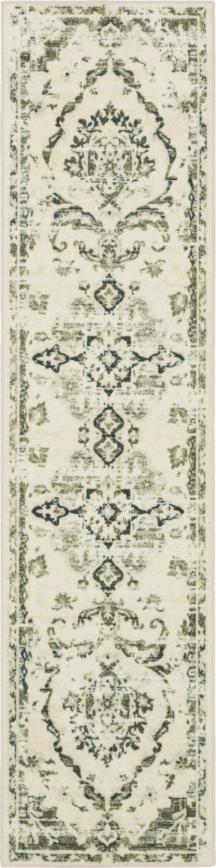 Technicolor Ferndale Gray & White Area Rug