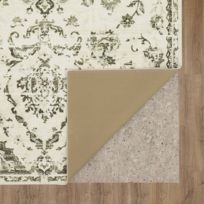 Technicolor Ferndale Gray & White Area Rug
