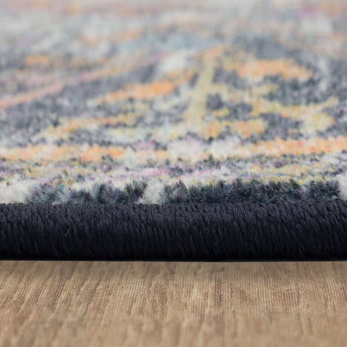Technicolor Ferndale Pink & Blue Area Rug