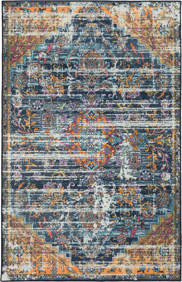 Technicolor Ferndale Pink & Blue Area Rug