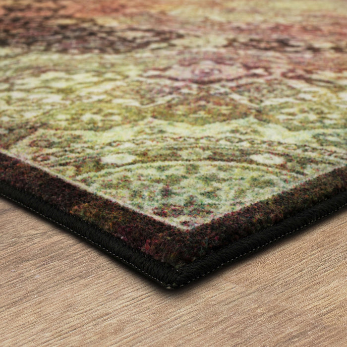 Technicolor Kendall Gray & Yellow Area Rug