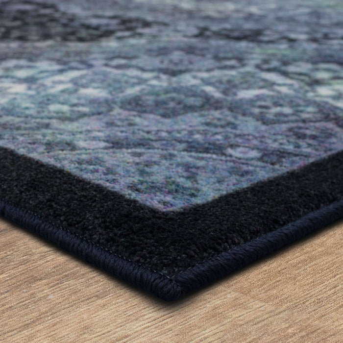 Technicolor Kendall Gray & Blue Area Rug