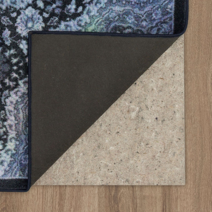 Technicolor Kendall Gray & Blue Area Rug