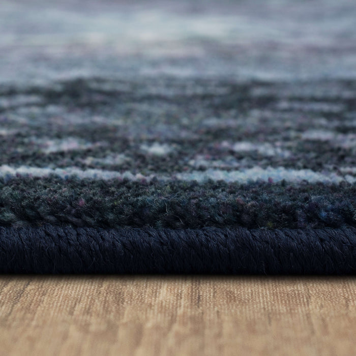 Technicolor Kendall Gray & Blue Area Rug