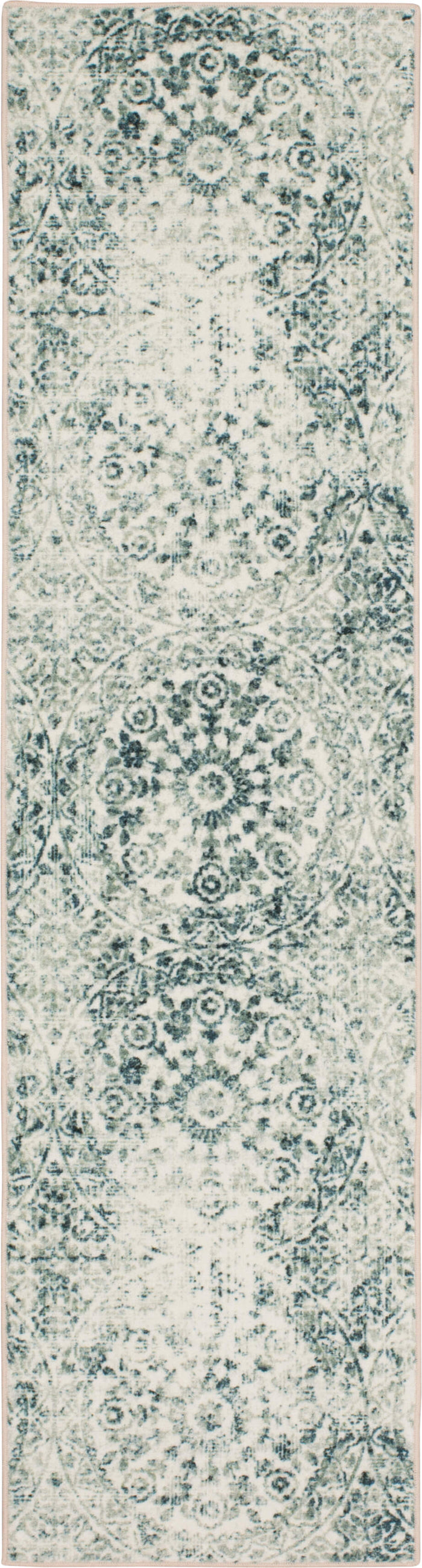 Technicolor Wisdom Navy Blue & Gray Area Rug
