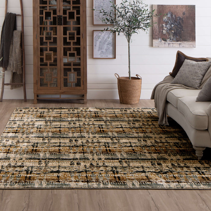 Karastan Expressions Kaleidoscopic Denim by Scott Living