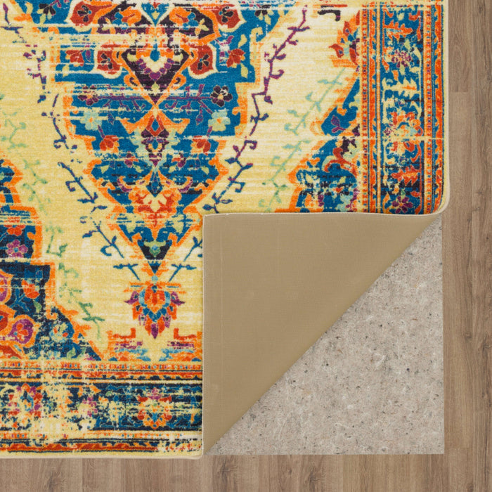 Technicolor Wynn Gold Area Rug