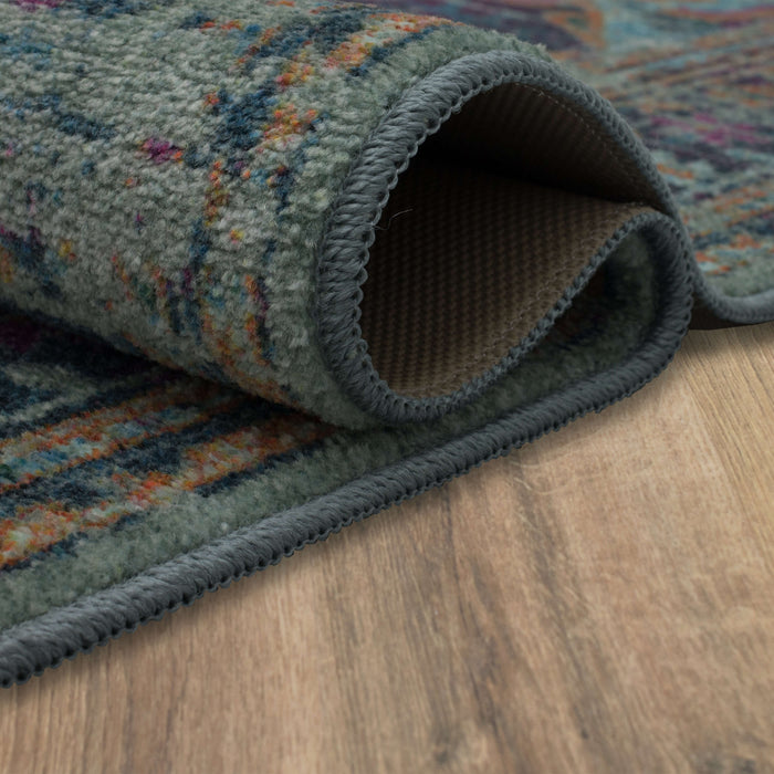 Technicolor Wynn Blue Area Rug