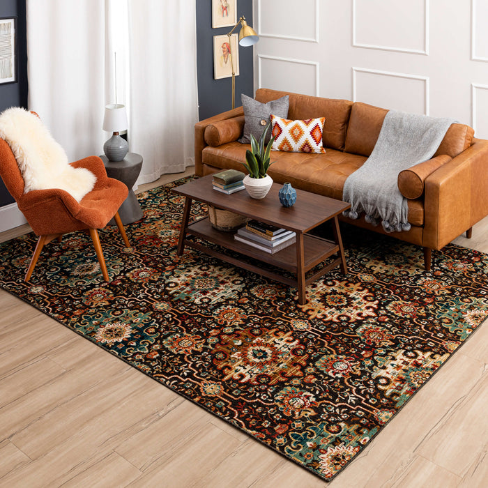 Heritage Kelsie Grey Area Rug