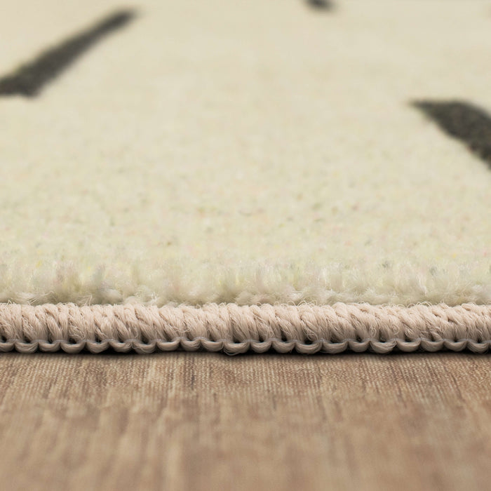 Technicolor Somora Linen Area Rug