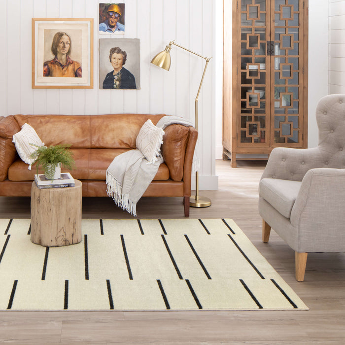 Technicolor Somora Linen Area Rug