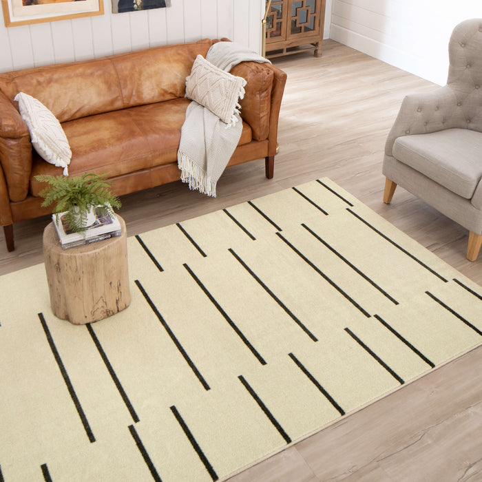 Technicolor Somora Linen Area Rug