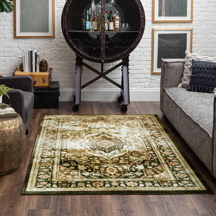 Technicolor Ashley Chocolate Area Rug