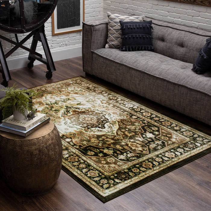 Technicolor Ashley Chocolate Area Rug