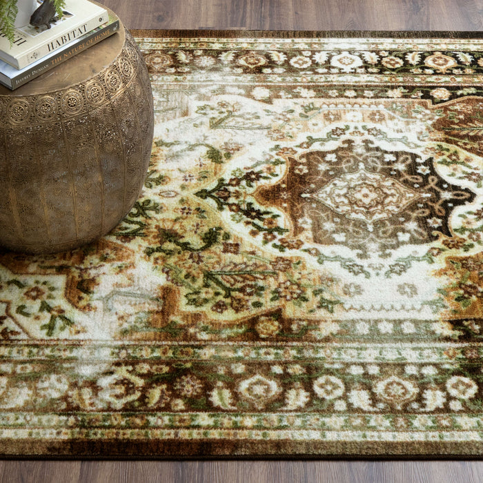 Technicolor Ashley Chocolate Area Rug