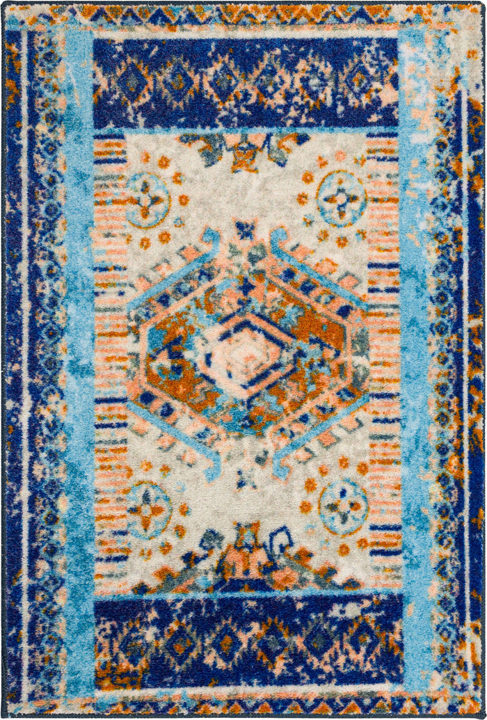 Technicolor Kimber Blue Area Rug