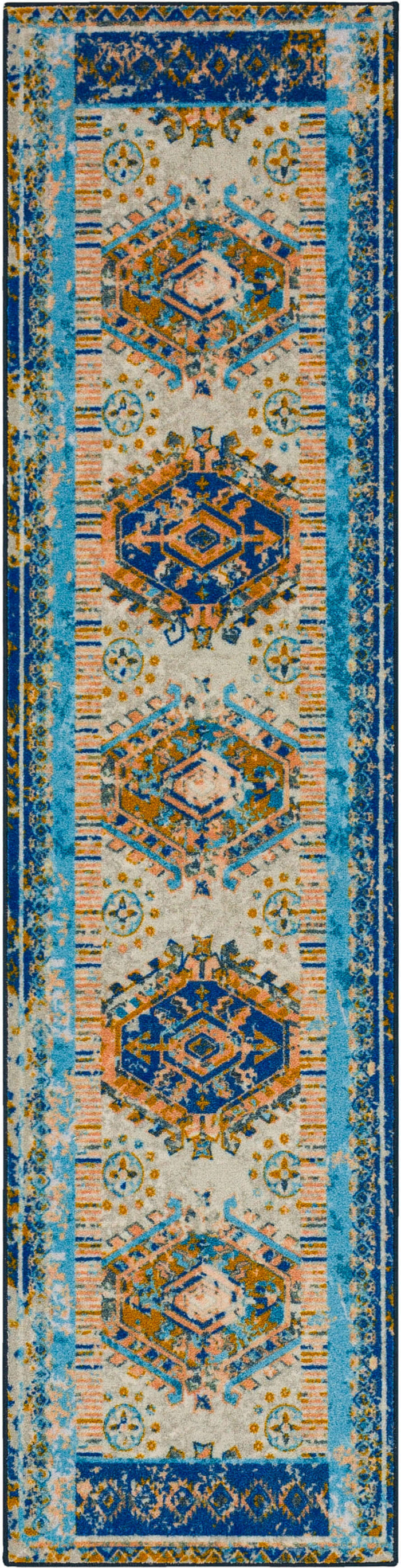 Technicolor Kimber Blue Area Rug