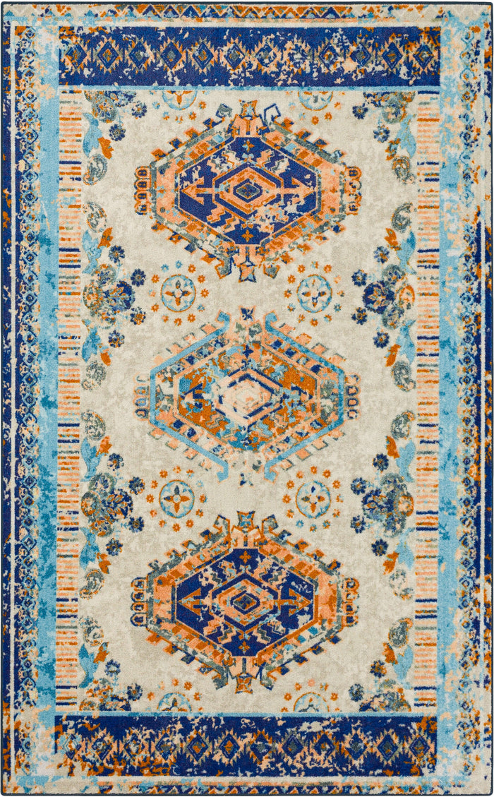 Technicolor Kimber Blue Area Rug