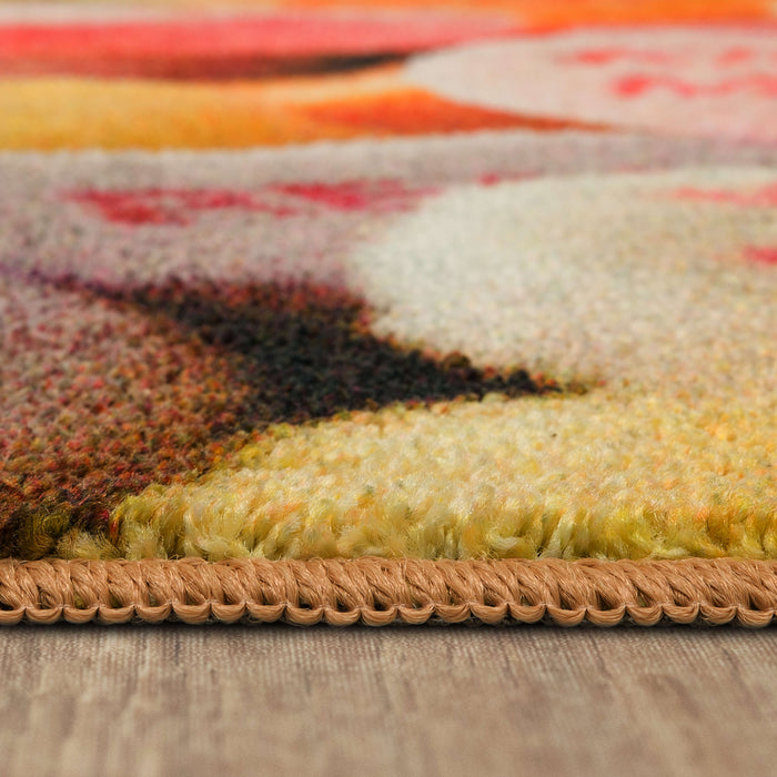 Candy Hearts Multicolor Accent Rug