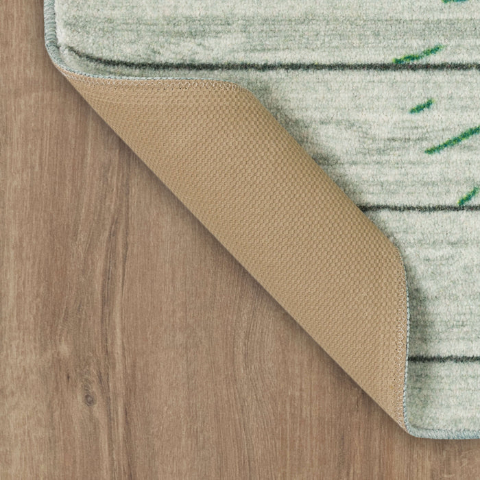 Kiss Me I'm Irish Green Accent Rug