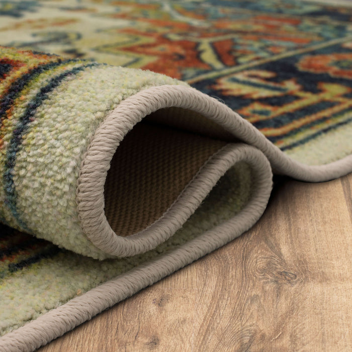 Technicolor Halifax Red Area Rug