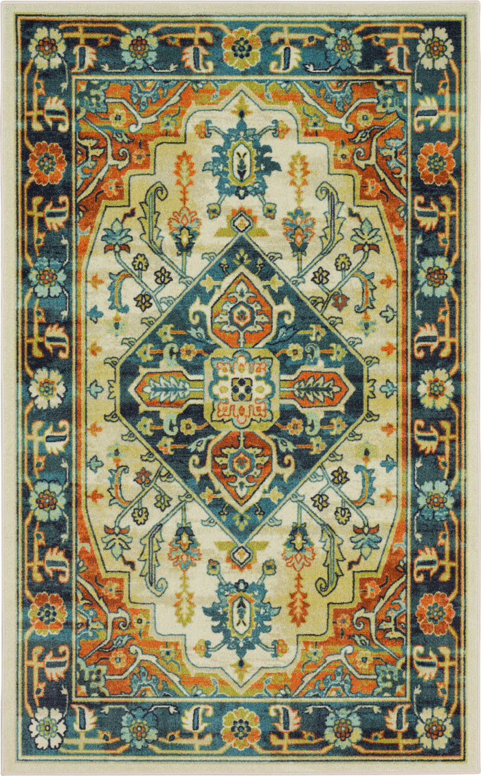 Technicolor Halifax Red Area Rug