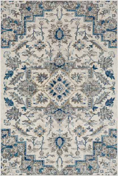 Manor Banks Blue Area Rug