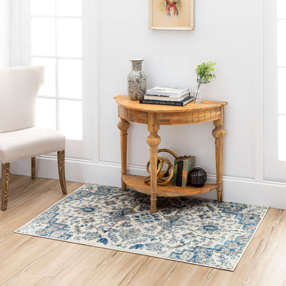 Manor Banks Blue Area Rug