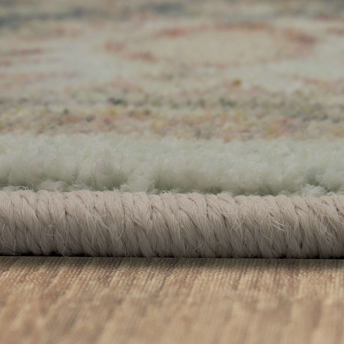 Technicolor Hamilton White Area Rug
