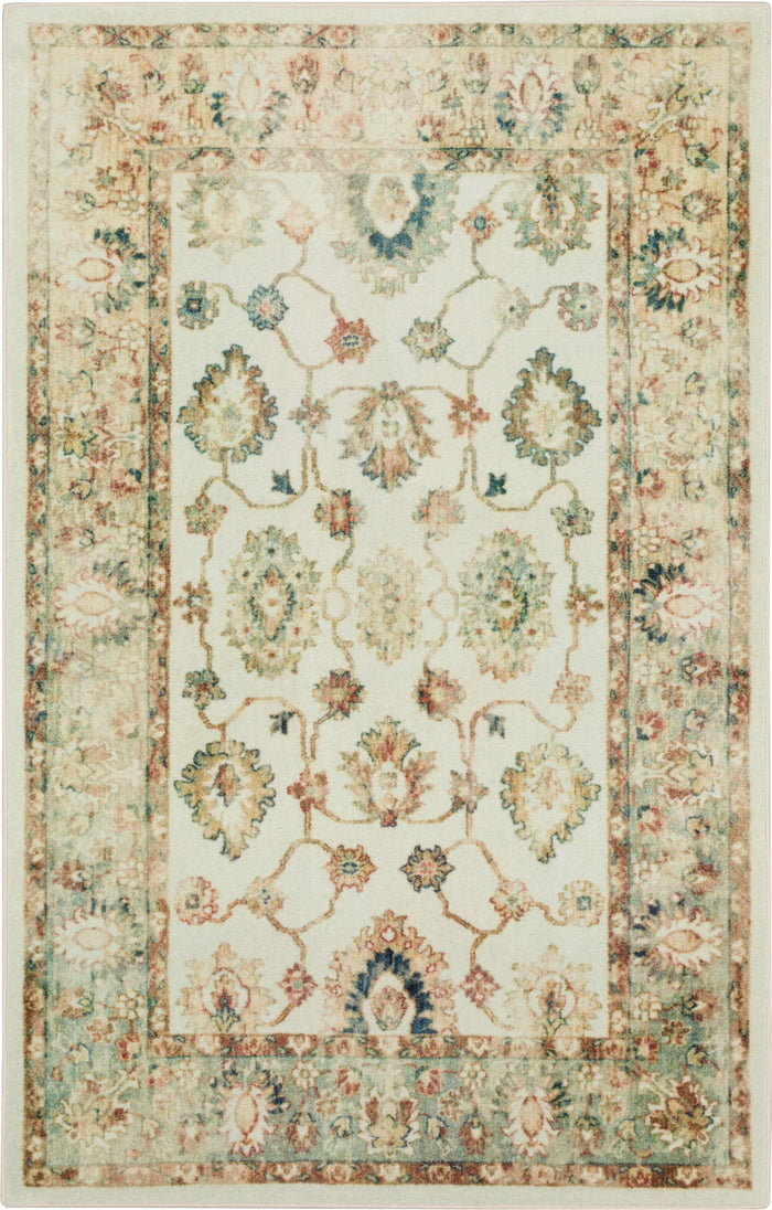 Technicolor Hamilton White Area Rug