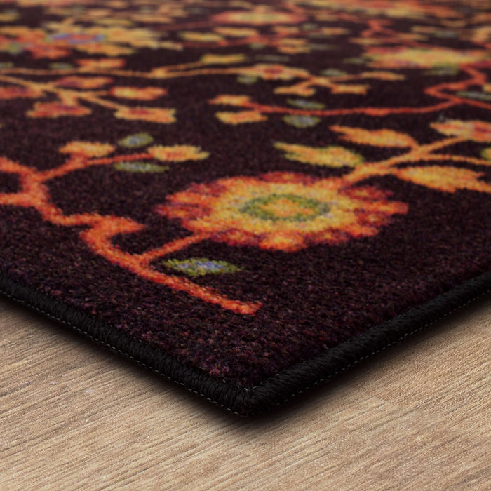 Technicolor Sabina Plum Area Rug