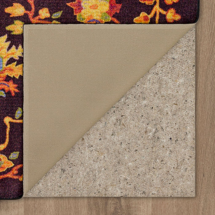 Technicolor Sabina Plum Area Rug