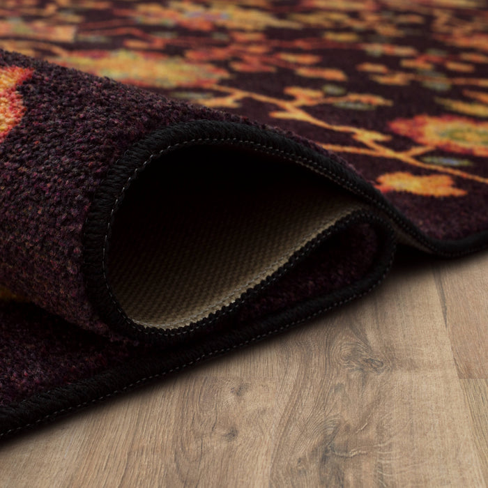 Technicolor Sabina Plum Area Rug