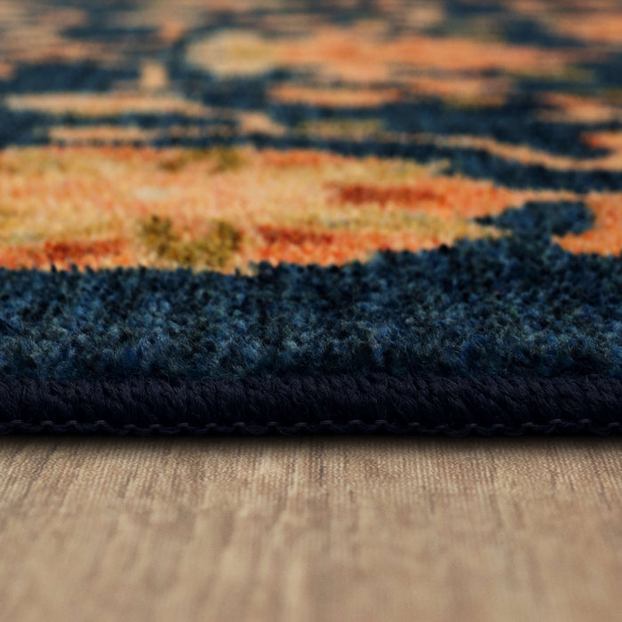 Technicolor Sabina Smokey Blue Area Rug