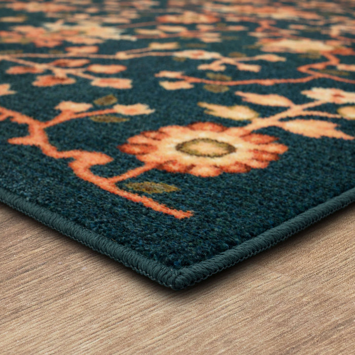 Technicolor Sabina Teal Area Rug