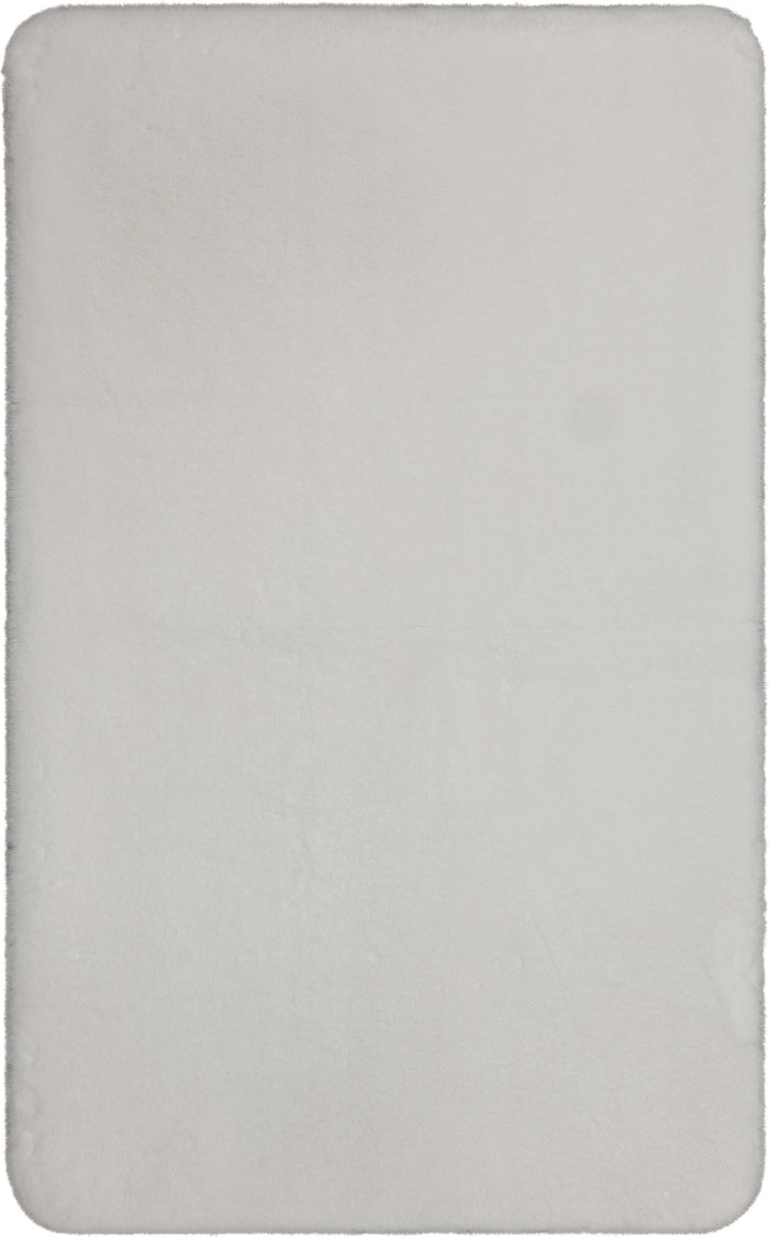 Segrest Plush Arctic White Bath Mat