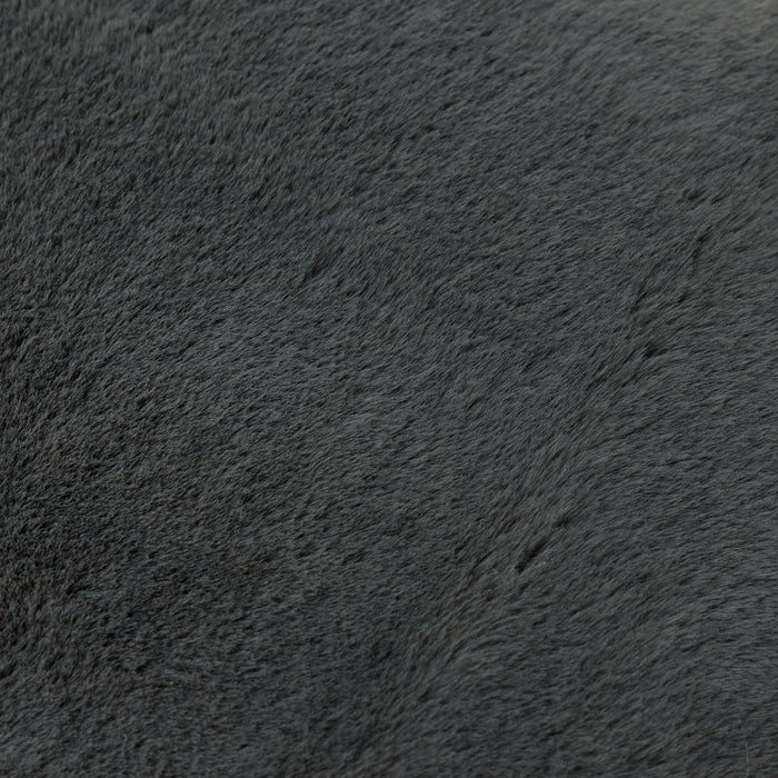 Segrest Plush Charcoal Bath Mat