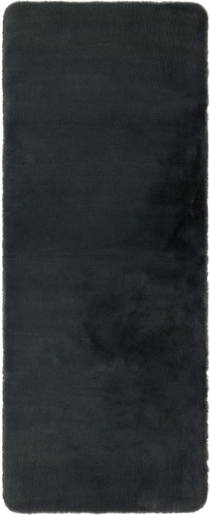 Segrest Plush Charcoal Bath Mat