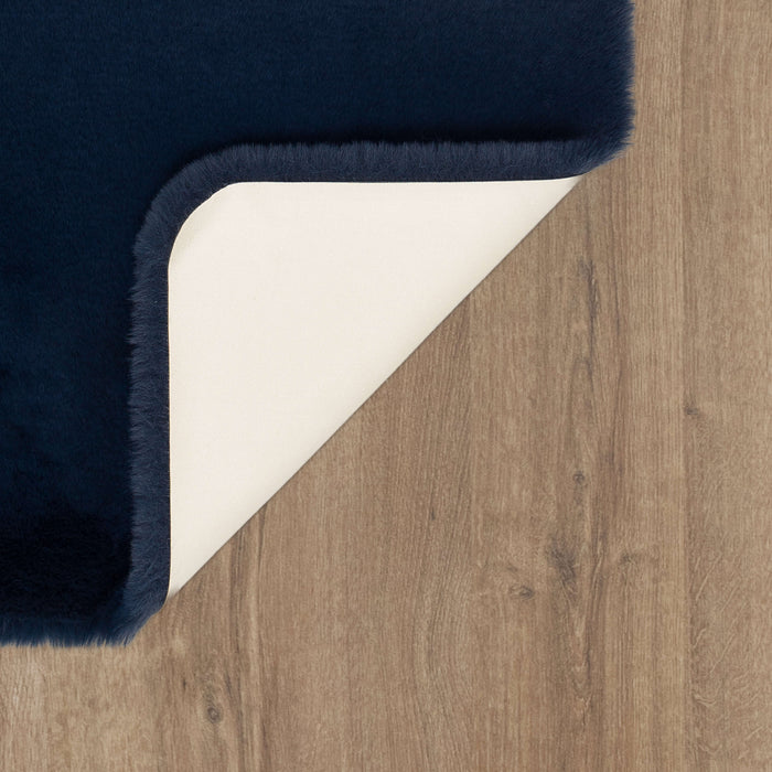 Segrest Plush Indigo Bath Mat