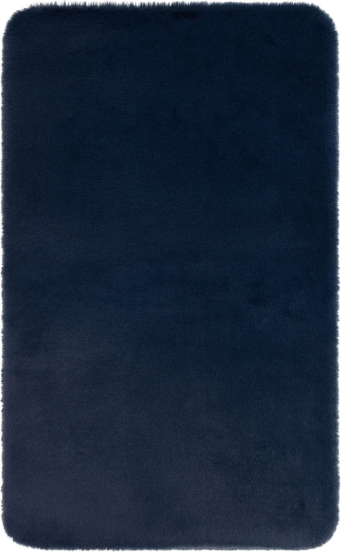 Segrest Plush Indigo Bath Mat