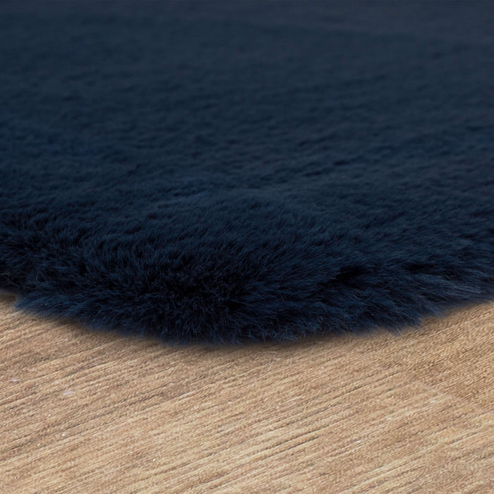 Segrest Plush Indigo Bath Mat