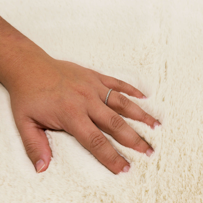 Segrest Plush Oatmeal Bath Mat
