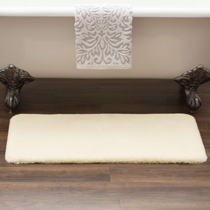Segrest Plush Oatmeal Bath Mat
