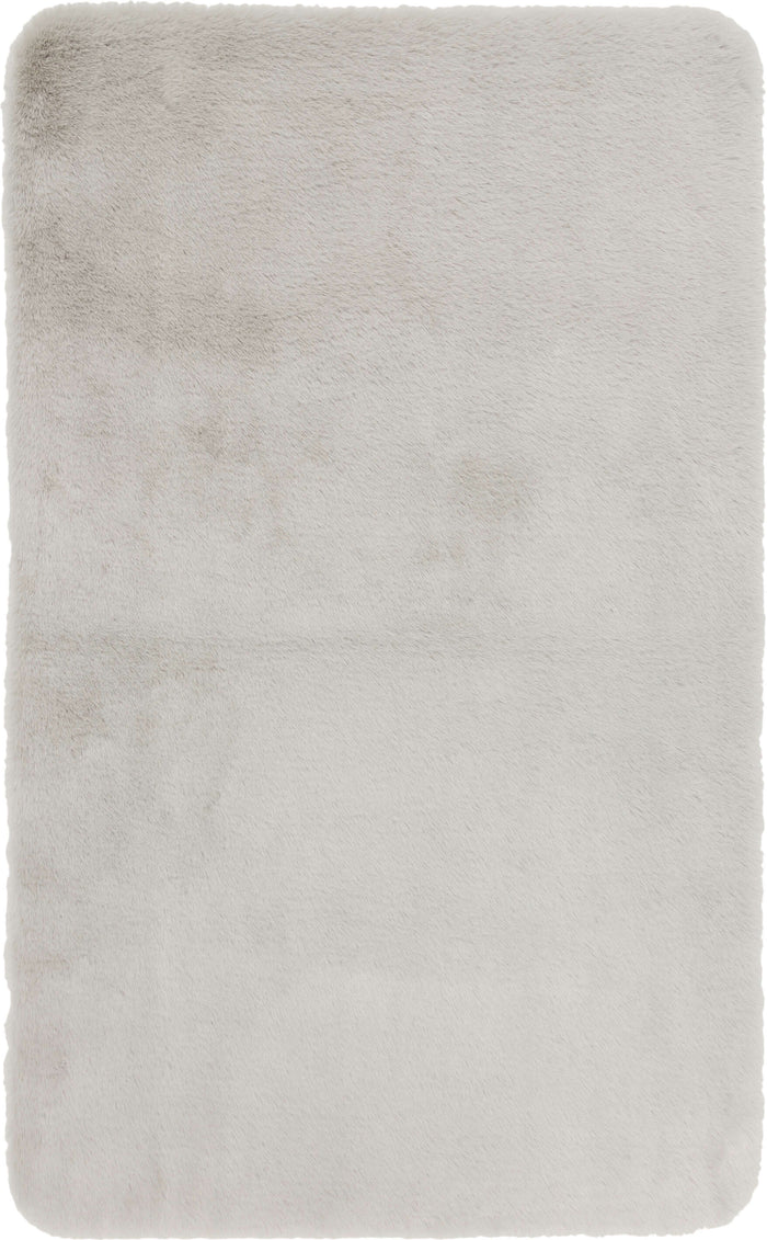 Segrest Plush Silver Bath Mat