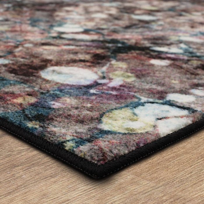 Technicolor Nova Marble Gray Area Rug