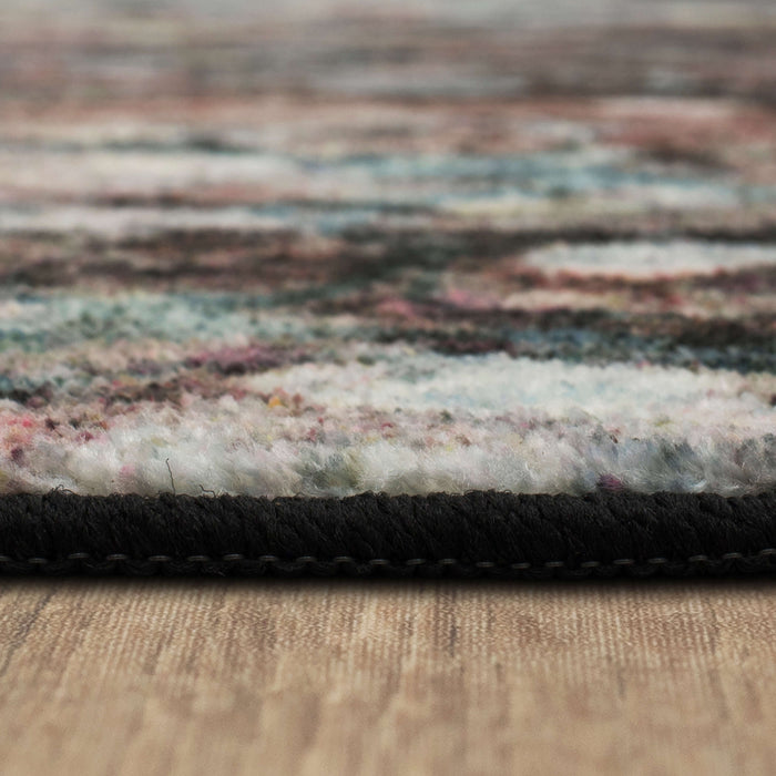 Technicolor Nova Marble Gray Area Rug