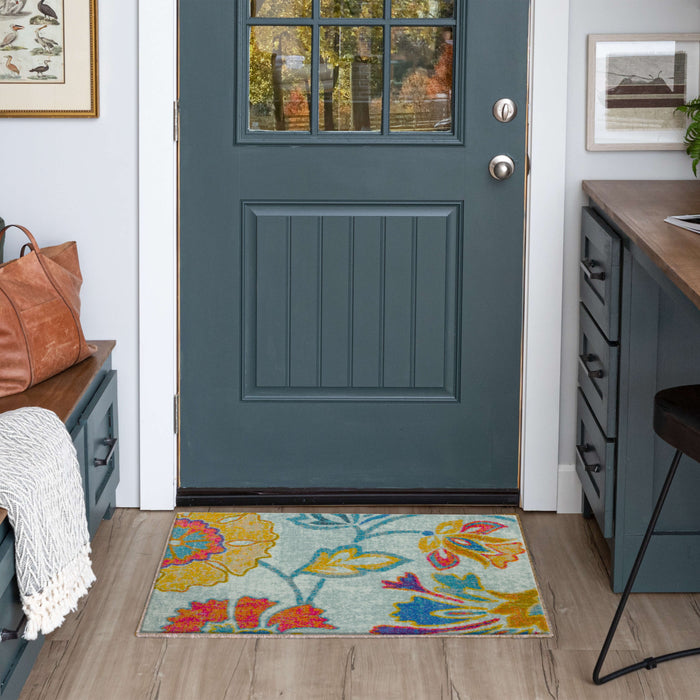 Technicolor Juniper Gold Area Rug